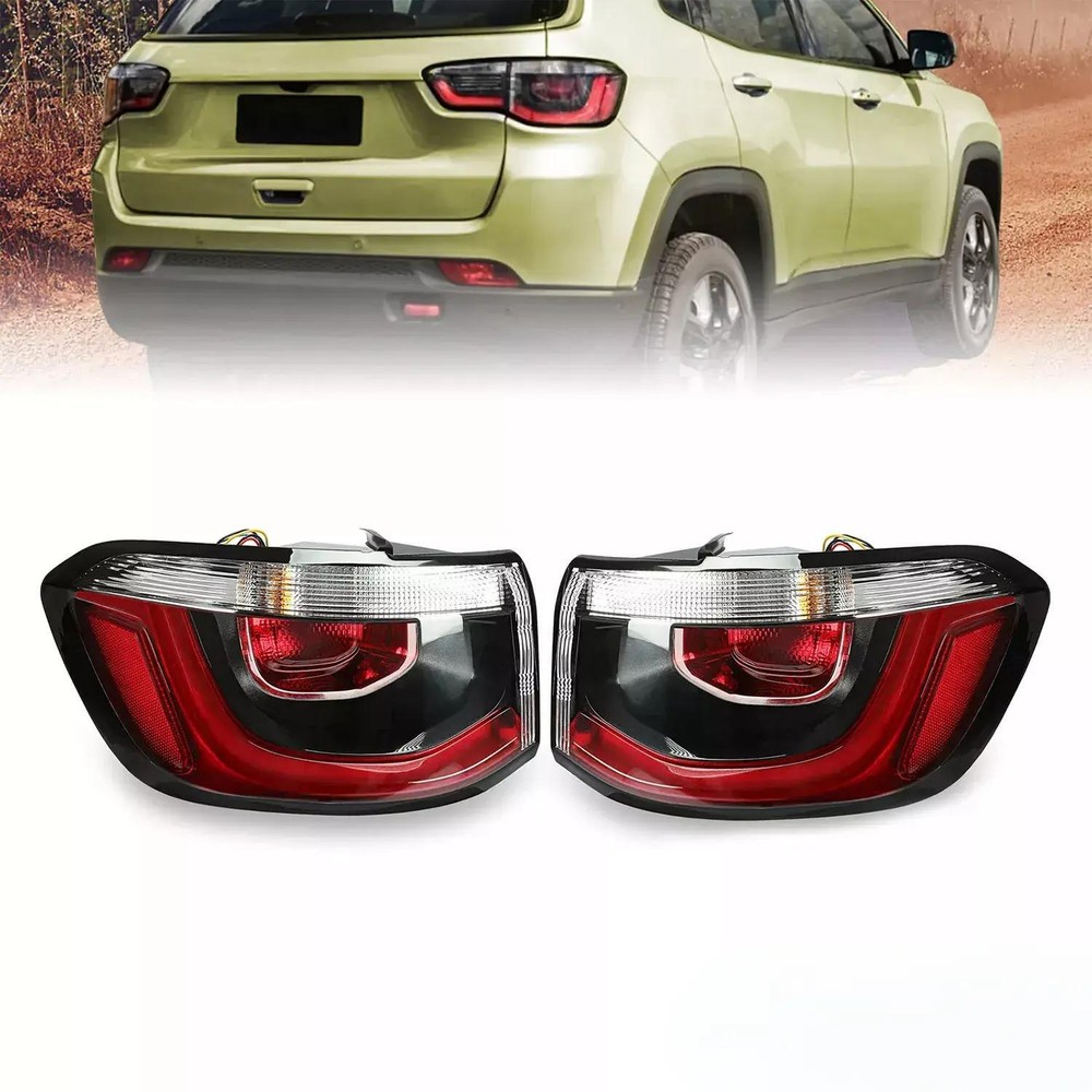 Rear Tail Light Brake Lamp w/Bulb For Jeep Compass 2017-2020 Left Right RH&LH