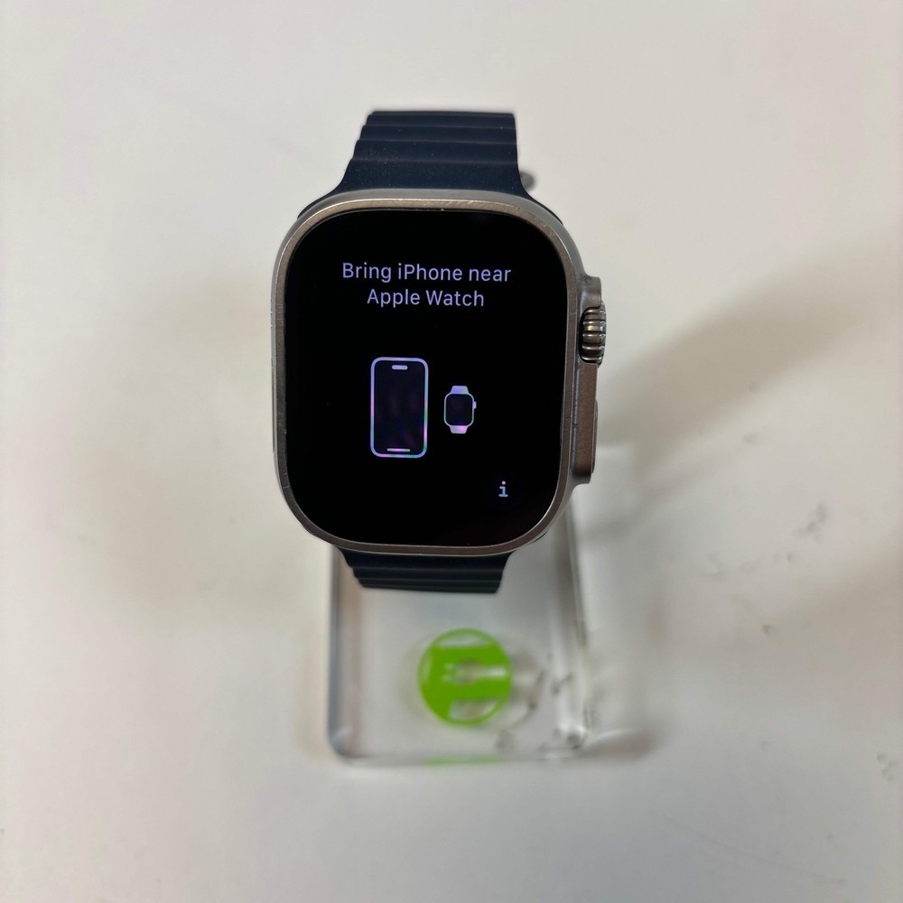 Unlocked Apple Watch Ultra 2 49mm Titanium Blue Ocean Band GPS + Cellular MREG3LL/A