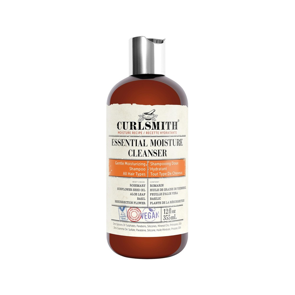 Gentle Nourishing Shampoo for Wavy Curly Hair with Essential Moisture Cleanser