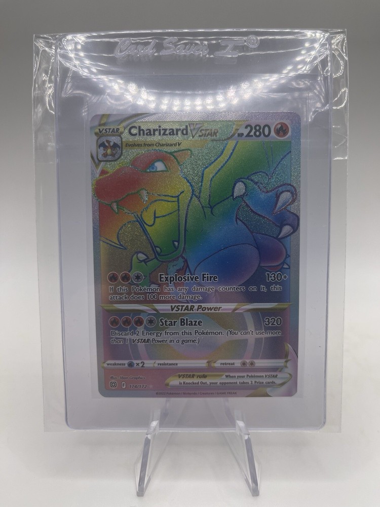 Pokémon TCG Charizard VSTAR Brilliant Stars 174/172 Holo Secret Rare NM!!