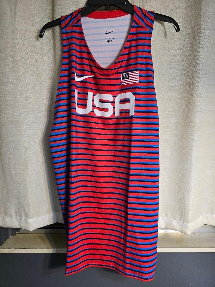Nike Pro Elite Olympic Team USA Track Field Singlet Men’s Sz  XXL AO8672 602