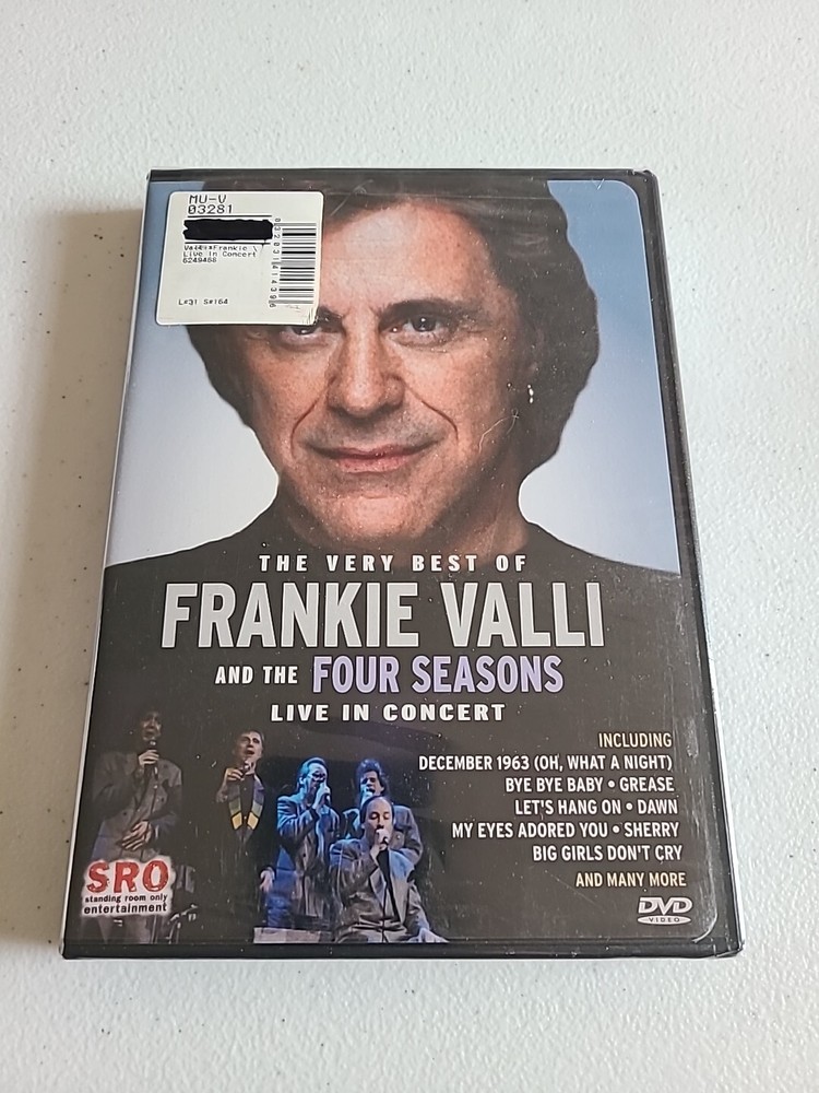 Frankie Valli and the Four Seasons - Live in Concert (DVD, 2007) NEW SEALED*
