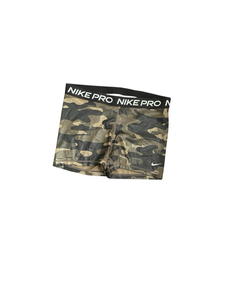 Womens Large Dri Fit Nike Pro Camoflauge Shorts
