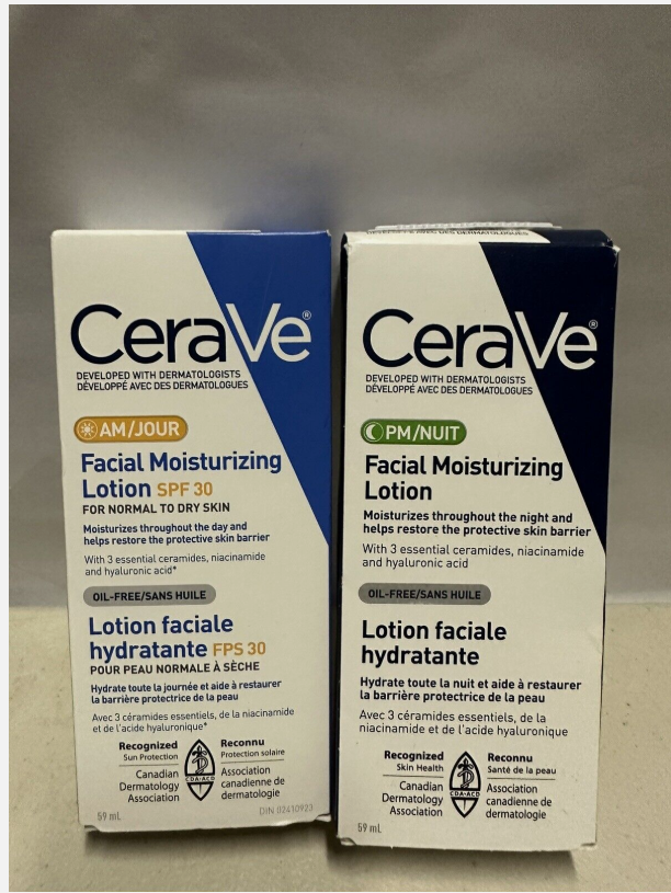 NEW CeraVe AM/PM 2oz Facial Moisturizer with SPF30, Expires 09/25