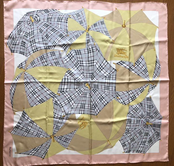 Vhtf Burberry Large Size Silk Scarf Women Scarf Accessory Original LTD Collectio