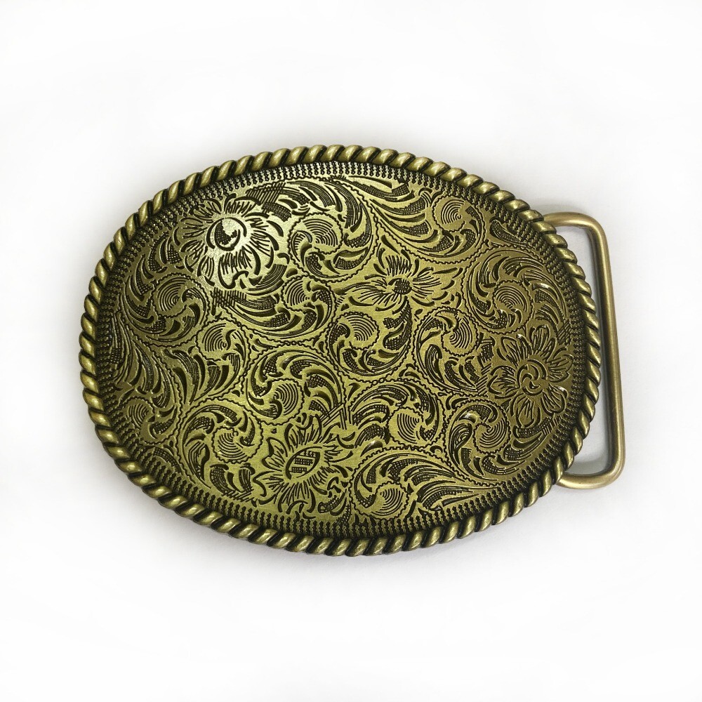 Western Cowboy Belt Buckle for Men & Women US Floral  Rodeo Vintage Style Wear