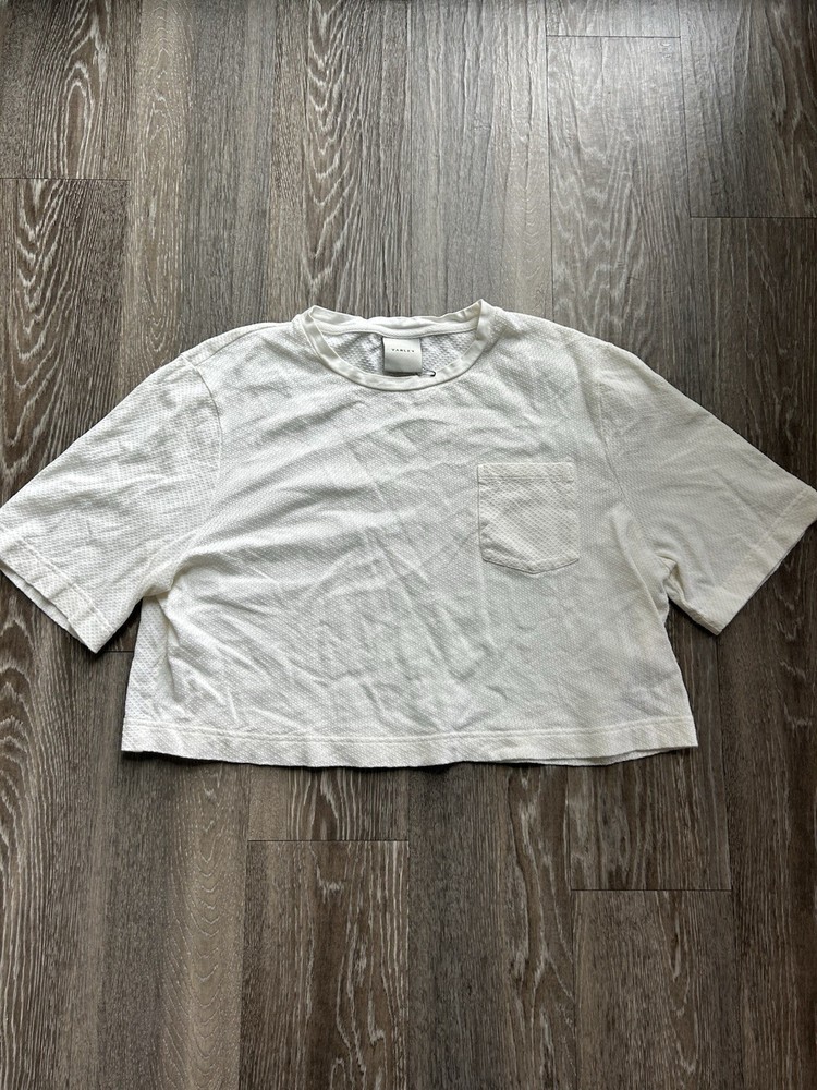 Varley Bexley Boxy Breathable Cotton T Shirt Sz M Athleisure Golf Tennis