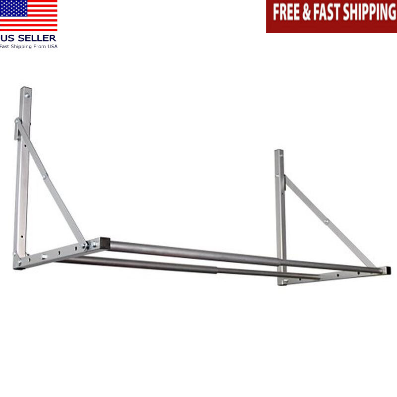 Wall Mounted Folding Tire Storage Rack Heavy Duty Adjustable 300lb Durable New