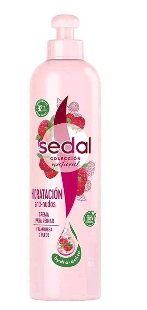 SEDAL CREMA PARA PEINAR/HIDRATACION ANTI NUDOS/LEAVE IN HAIR CREAM/FRAMBUESA