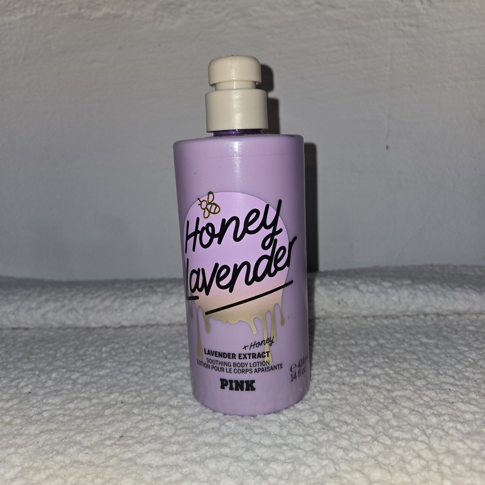 PINK HONEY LAVENDER Victoria's Secret 14 Oz 414 ml Soothing Body Lotion Women