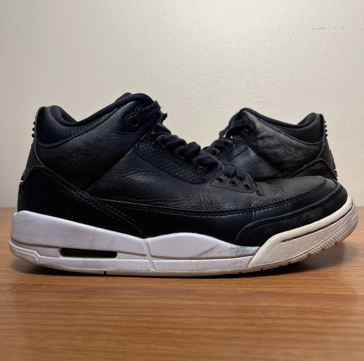 Nike Air Jordan 3 III Retro Cyber Monday 2016 Black Size 8 Sneakers 136064-020-image