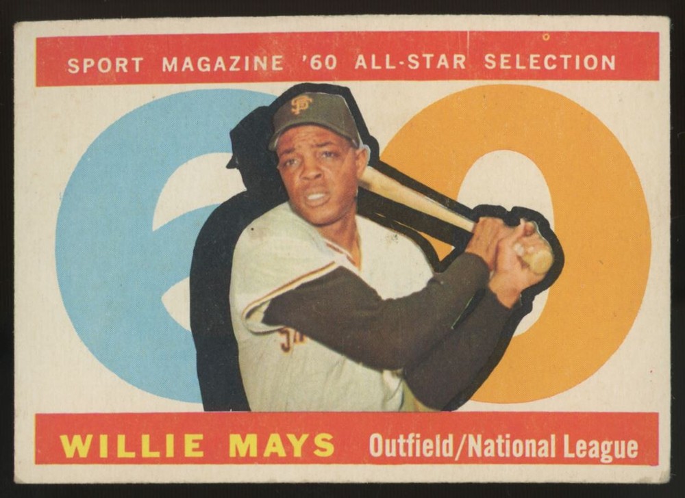 1960 Topps Willie Mays All Star #564 VG/EX