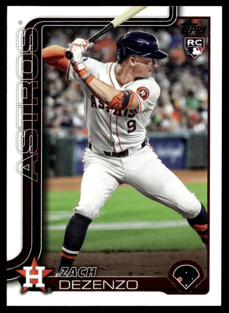 2025 Topps Series 1 Zach Dezenzo Rookie Card #89 Houston Astros