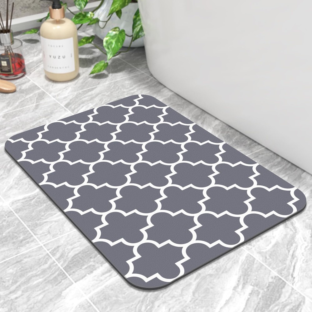 Super Soft Absorbent Anti-Slip Quick Dry Bath Rug Fits Under Door