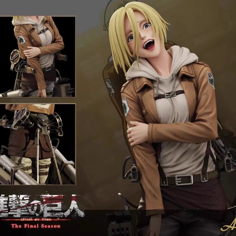Anime Attack on Titan AOT Annie Leonhart GK Figure Statue Collectible Toy Gift