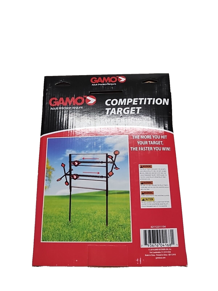 Gamo Airsoft Competition Target Pellet Practice Stand New