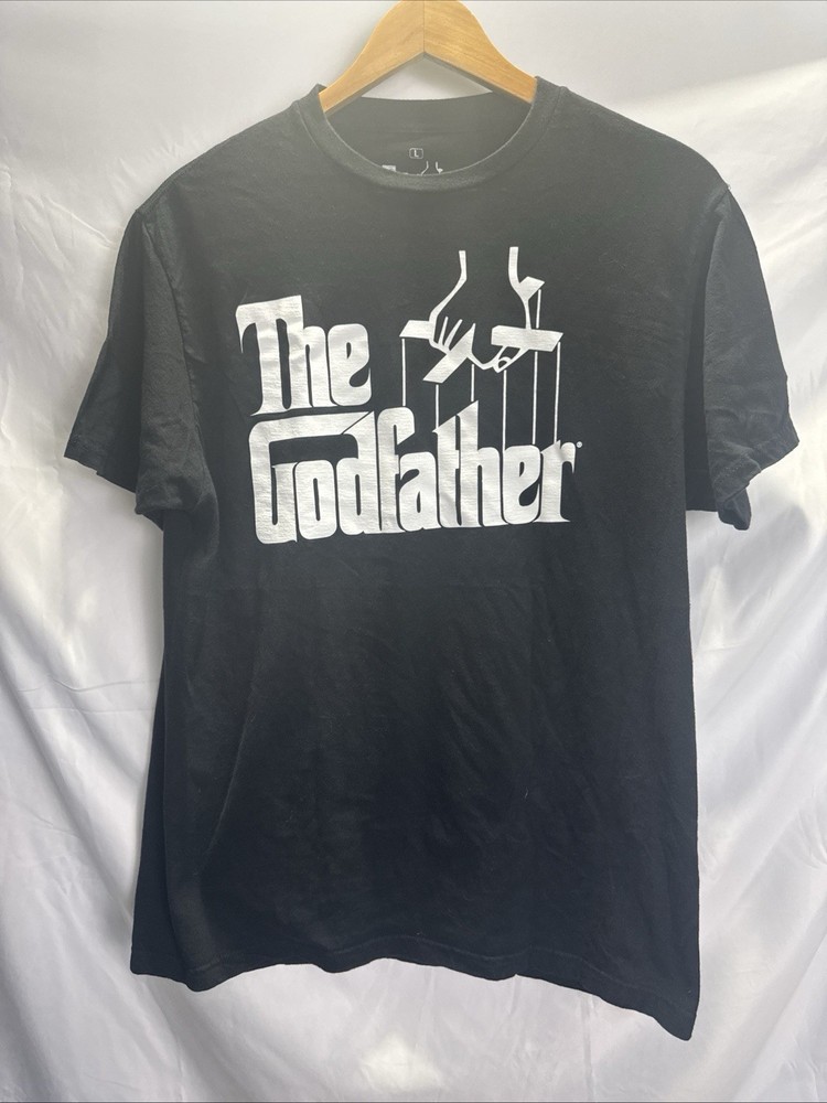 The GodFather Tee Black Large 100% cotton