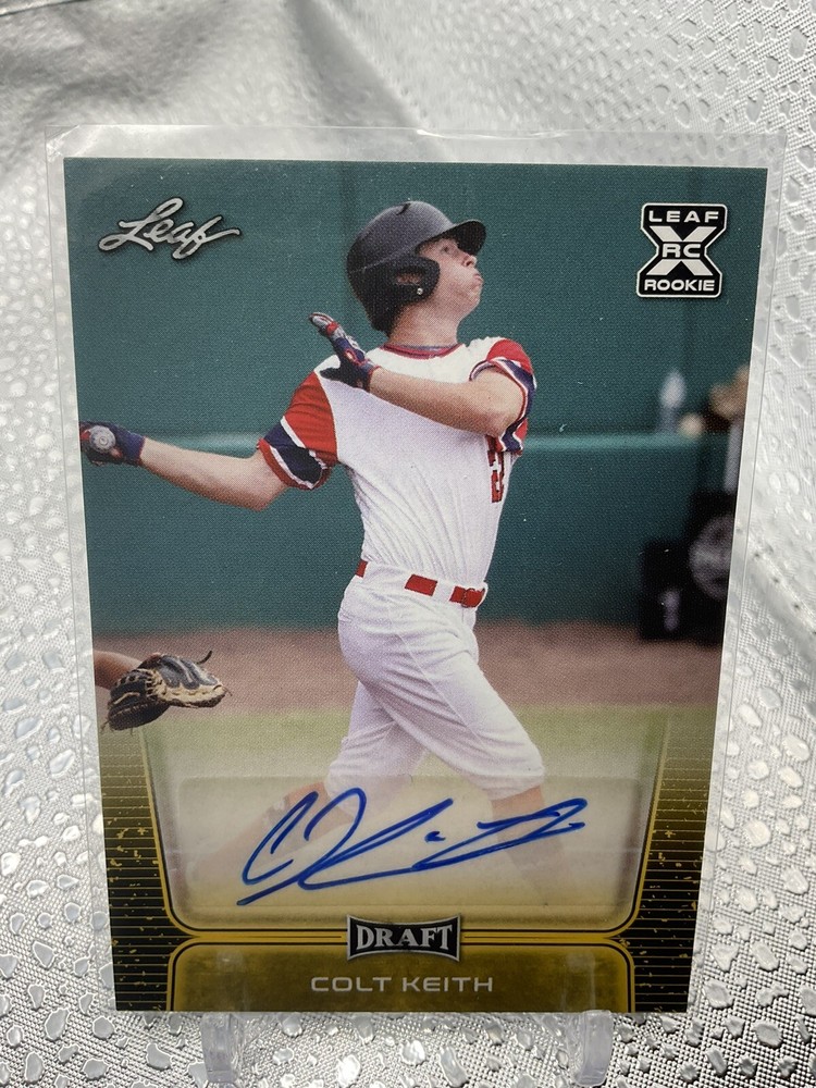 Colt Keith 2020 Leaf Draft Auto Gold