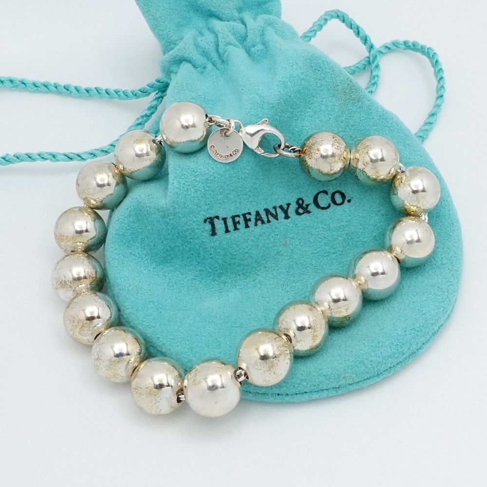 Tiffany & Co. HardWear Sterling Silver Ball Bracelet - Size 7.25