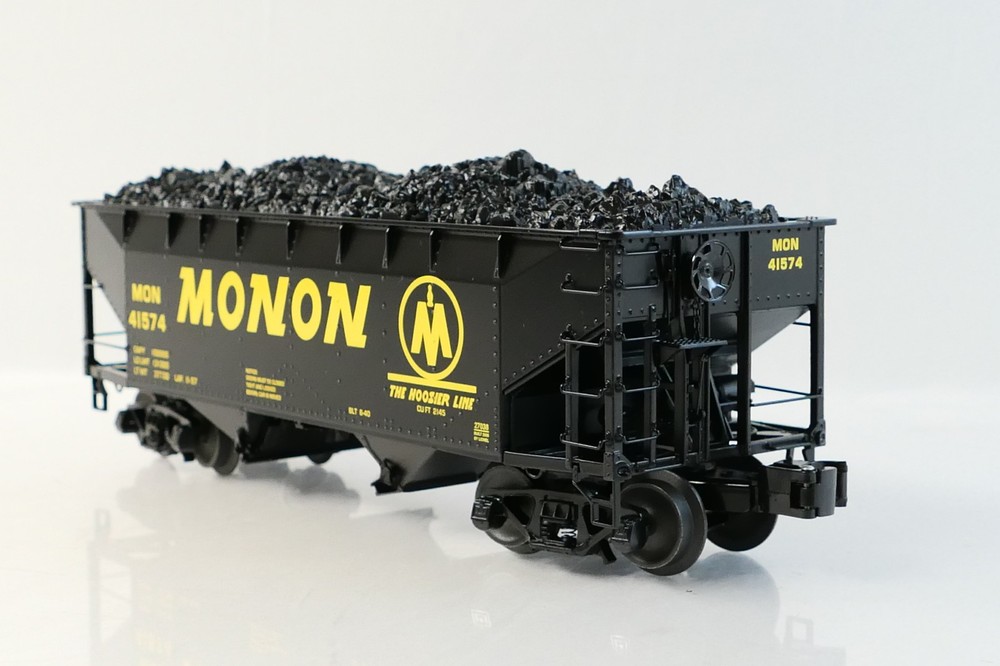 Lionel 27038 O Scale Monon 41574 Offset Hopper Rolling Stock