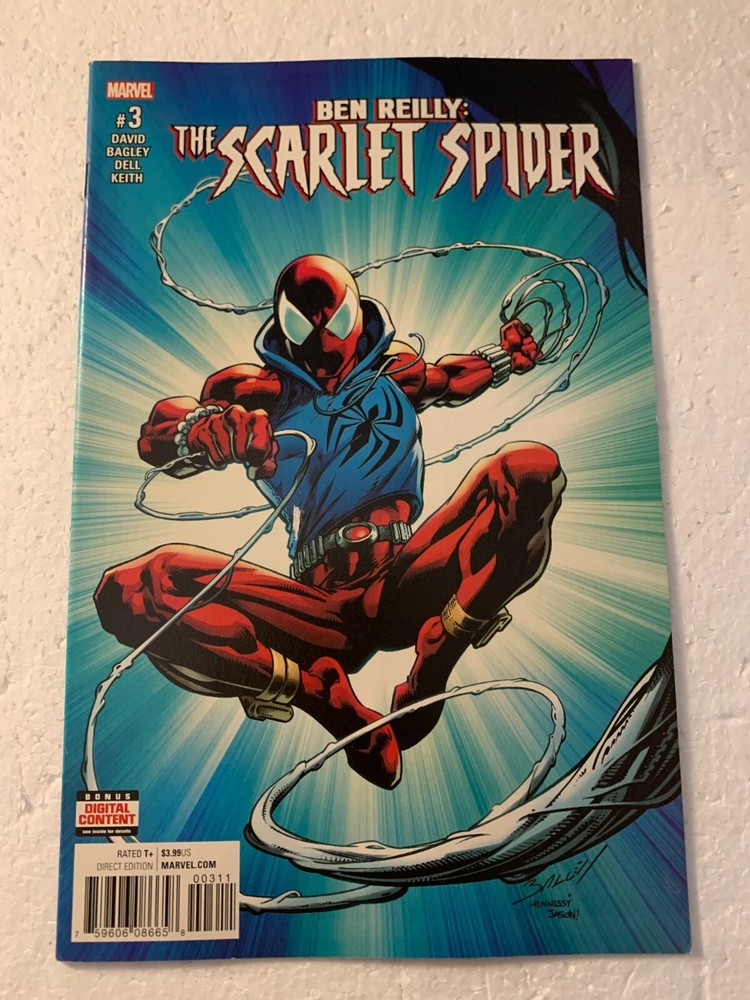 BEN REILLY: SCARLET SPIDER #3 NM MARVEL COMICS - 1 BUCK BACK ISSUES