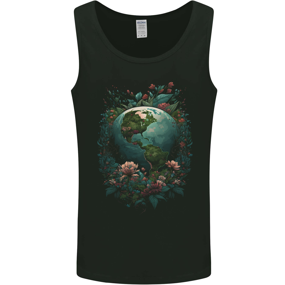 Fantasy Earth Climate Change Environment Mens Vest Tank Top
