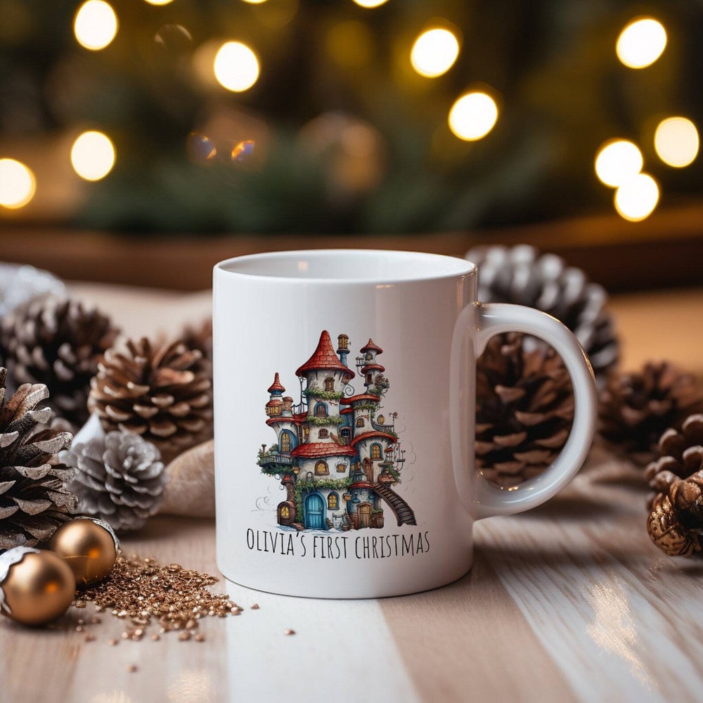 Personalized Christmas Mug Christmas Kids Mug Christmas Hot Chocolate Cup