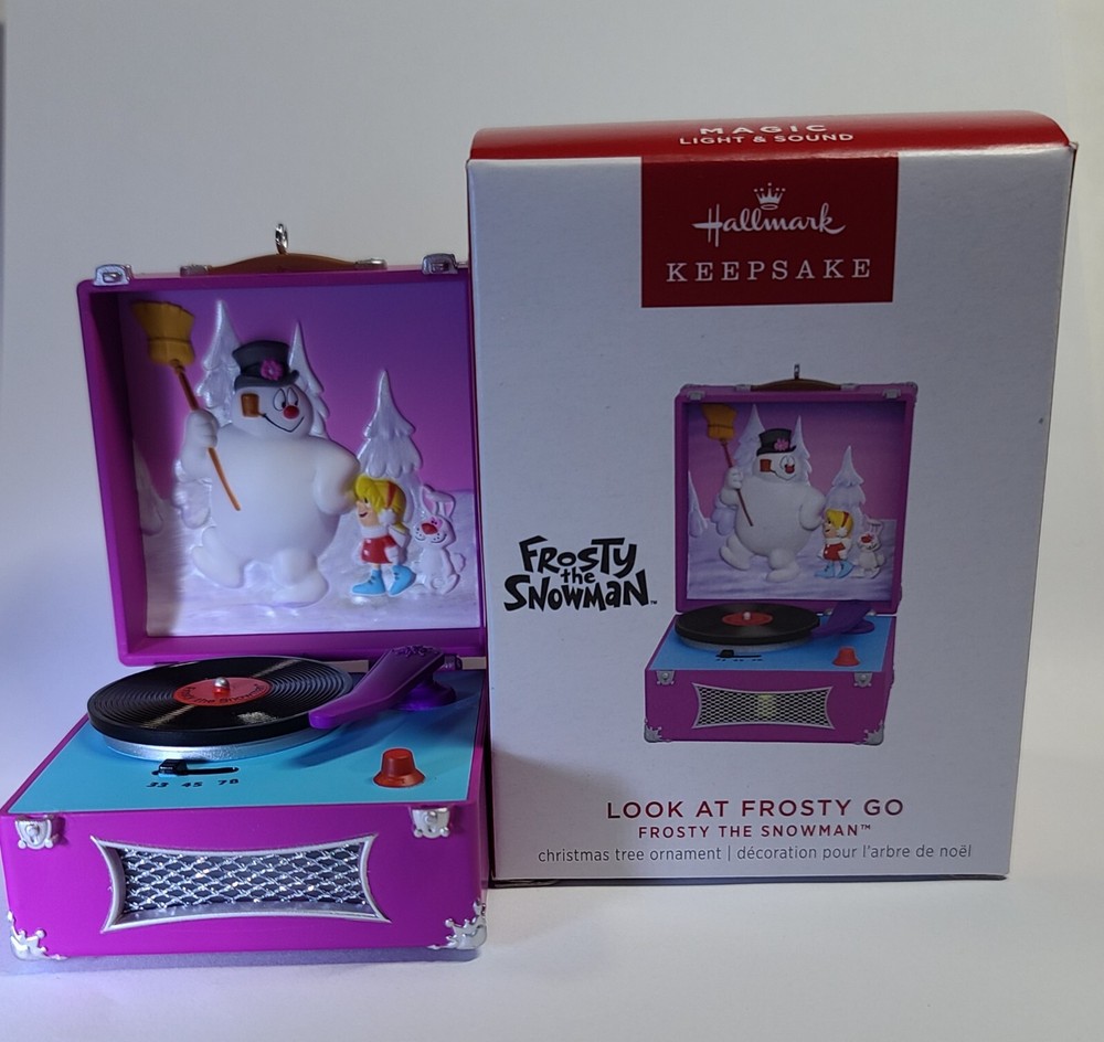 Hallmark 2023 Frosty The Snowman Magic Ornament Look At Frosty Go