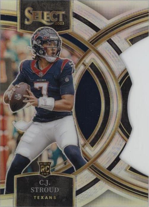 2023 Panini Select - Premier Level Silver Prizm Die-Cut #183 C.J. Stroud (RC)