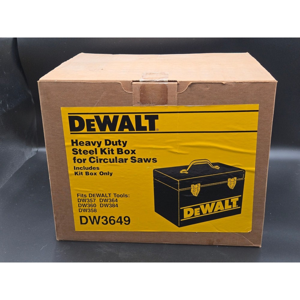 DeWalt DW3649 Heavy Duty Steel Tool Kit Box Durable Storage