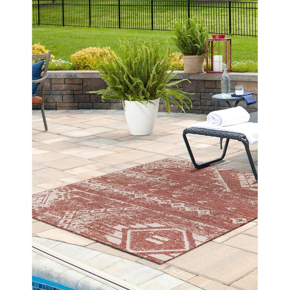 Outdoor Ogooplario Collection Area Rug 6rATZoJj00y5izOY6SdRxgsTD8mU7mBs