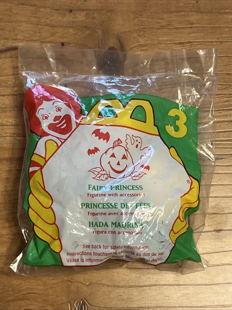1996 McDonalds Nugget Buddies FAIRY PRINCESS Halloween McNugget NEW Old Stock