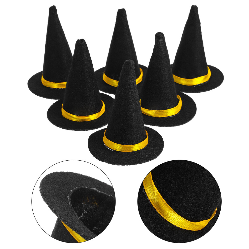 Halloween Cosplay Costume Witch Hat Headpiece Wine Bottle Decor Hair Accessories