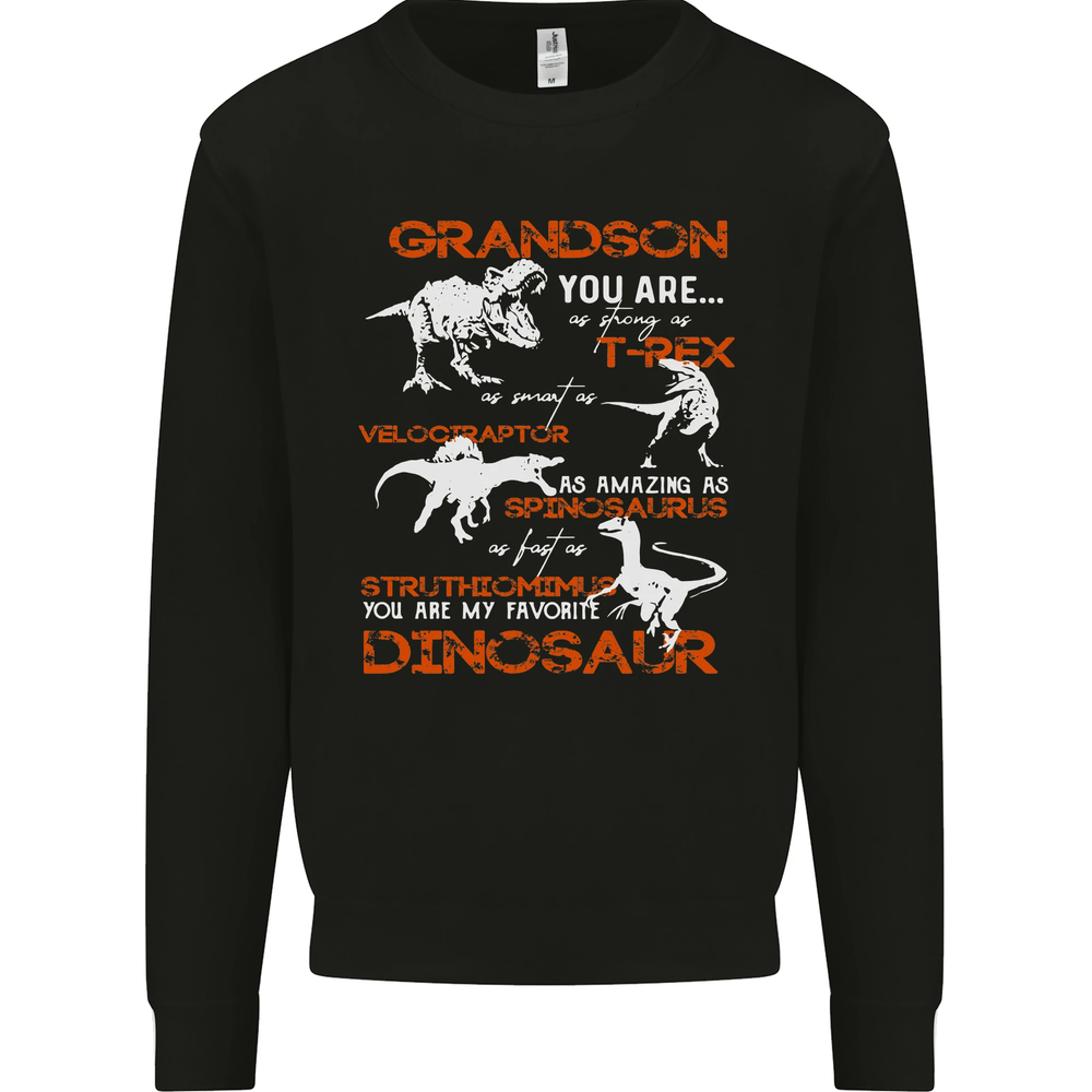 Grandson You Are My Favourite Dinosaur Mens Sweatshirt Jumper