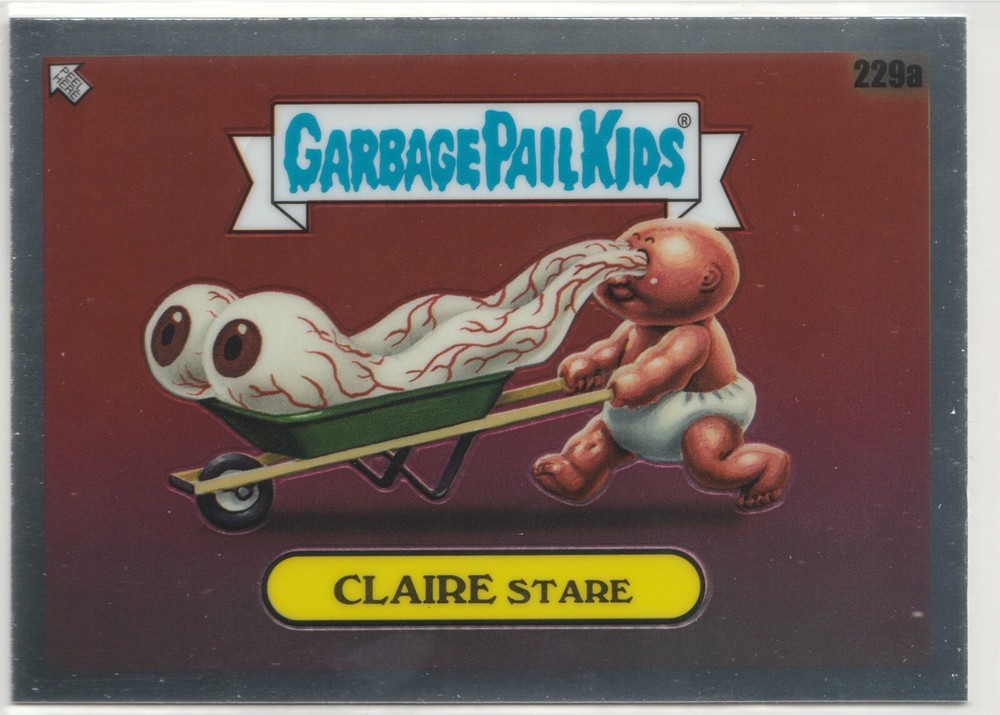 Claire Stare #229a Garbage Pail Kids 2023 Chrome Series 6 GPK CS6 Card