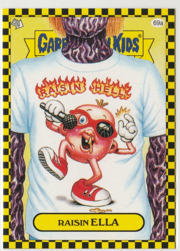 Rare GPK Raisin Ella #69a Lost Garbage Pail Kids 2010 FB1 Series 1
