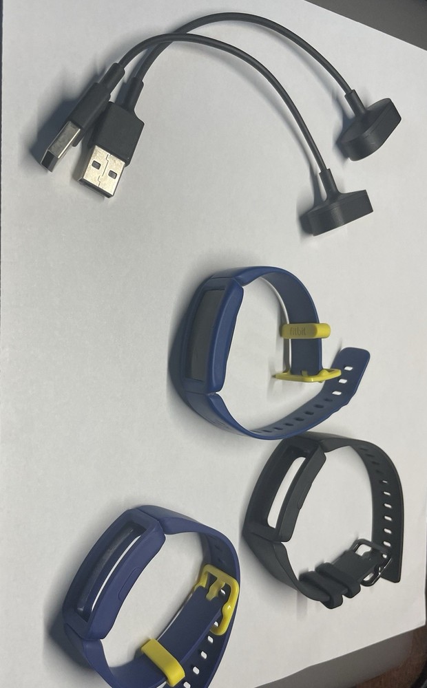 Fitbit Ace 2 Kids Fitness Tracker with 3 Bands & 2 Chargers