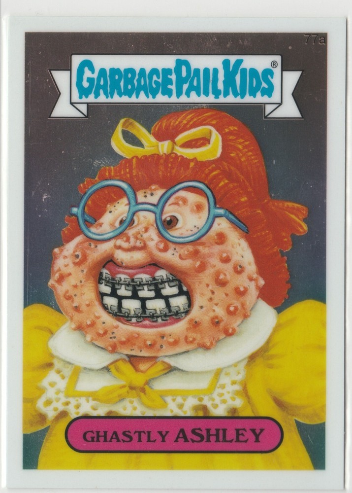 Ghastly Ashley 77a Garbage Pail Kids 2014 Chrome Series 2 CS2 GPK Card