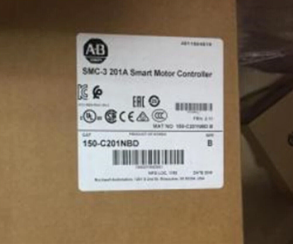 NEW Allen Bradley 150-C201NBD SMC-3 201A Smart Motor Controller Brand 150C201NBD