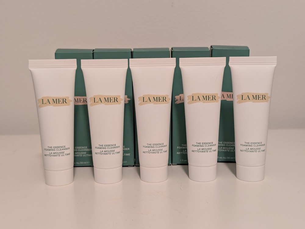 ⭐⭐ NEW 5 x La Mer The Essence Foaming Cleanser 1oz / 30mL = 5oz / 150mL TOTAL ⭐