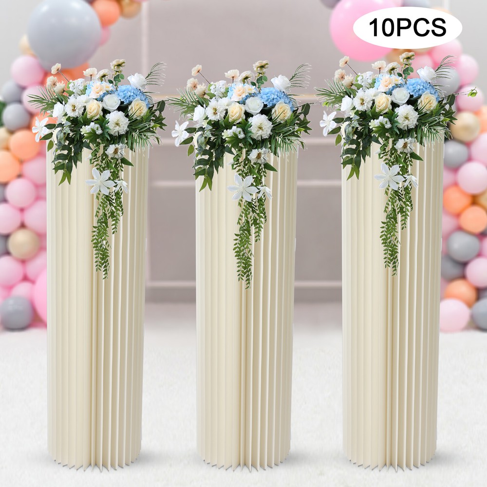 Hotels Decoration Cardboard Flower Stand Tabletop Decoration Flowers Stand 10pcs