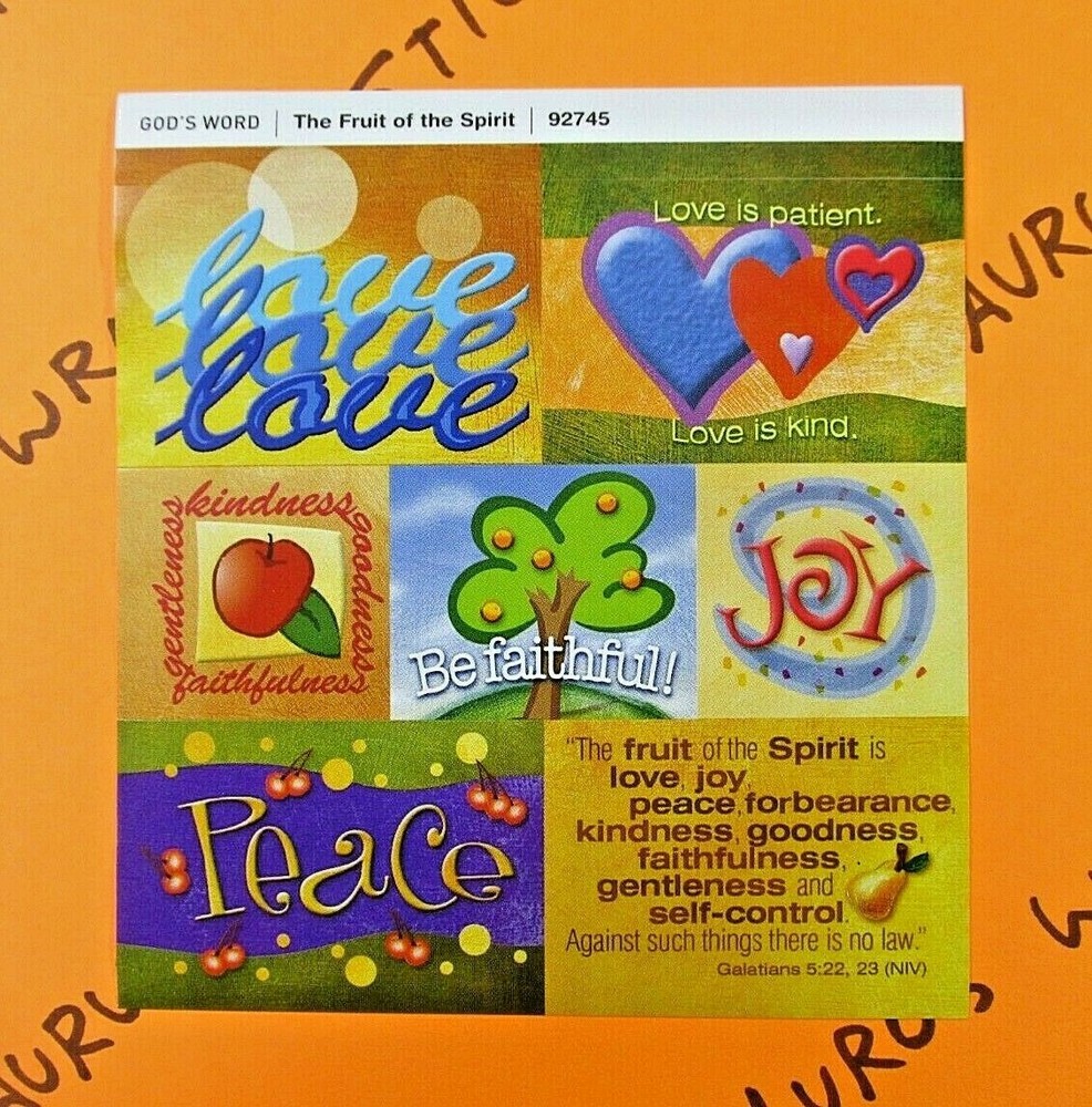 The Fruit Of The Spirit Small Sticker Sheet
