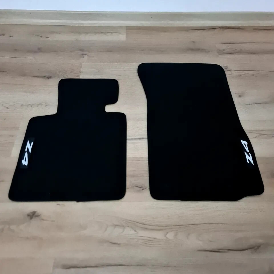 Car Floor Mats Velour For 2003-2008 BMW Z4 Black Carpet Rugs Auto Liners New