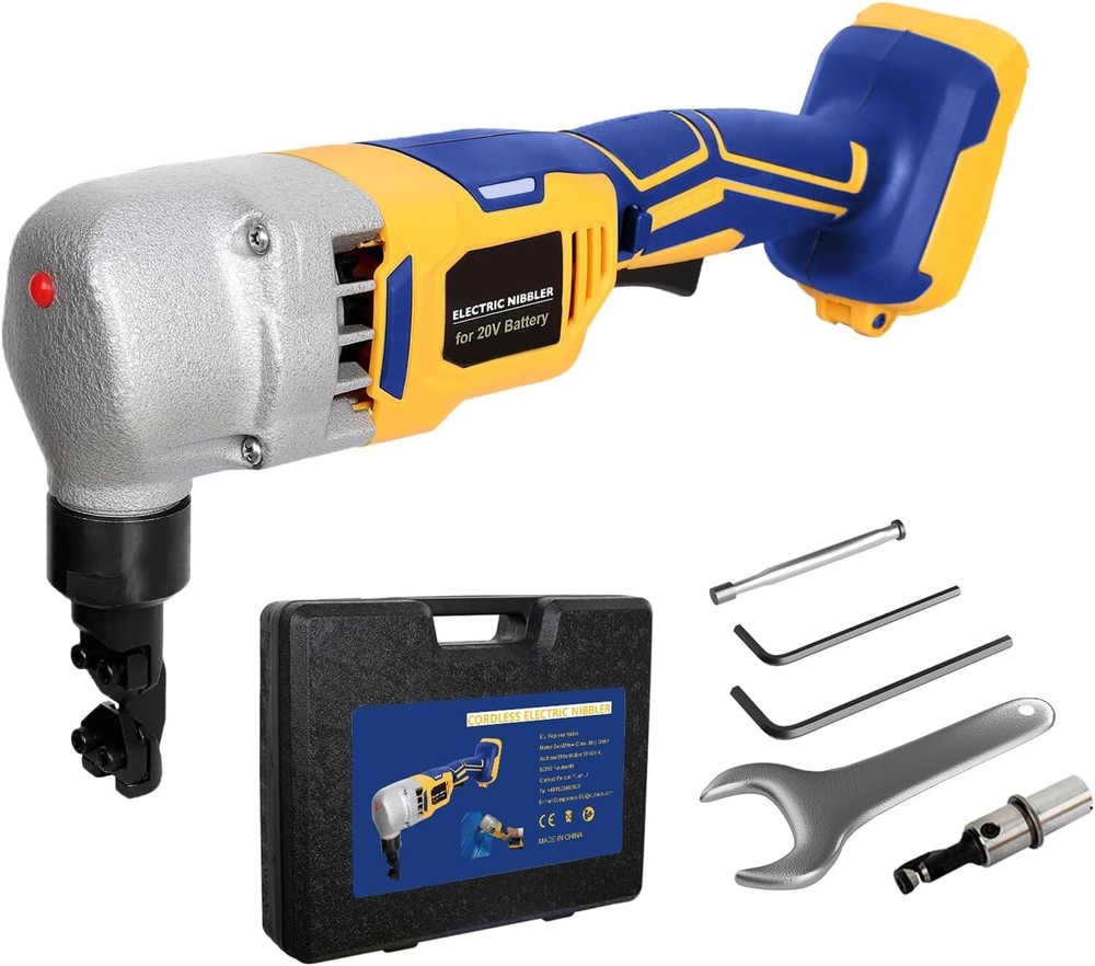 Cordless Nibbler Metal Cutter Compatible with Dewalt 20V Max Battery (Tool Only)
