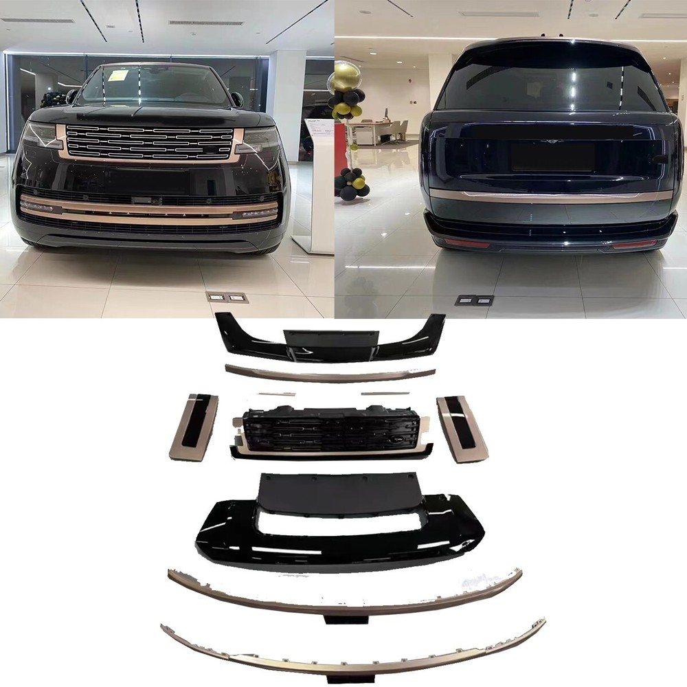 13PCS Body Kits Modified Bumper Trims Front Grill Kit For Range Rover 2023-2025