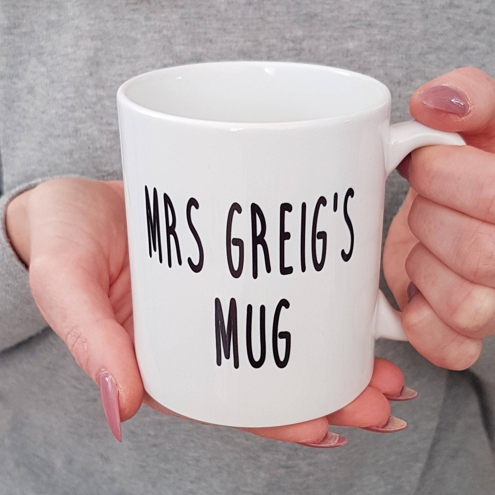 Personalised Mug Customised Mug Mug With Personalised Illustration Christmas