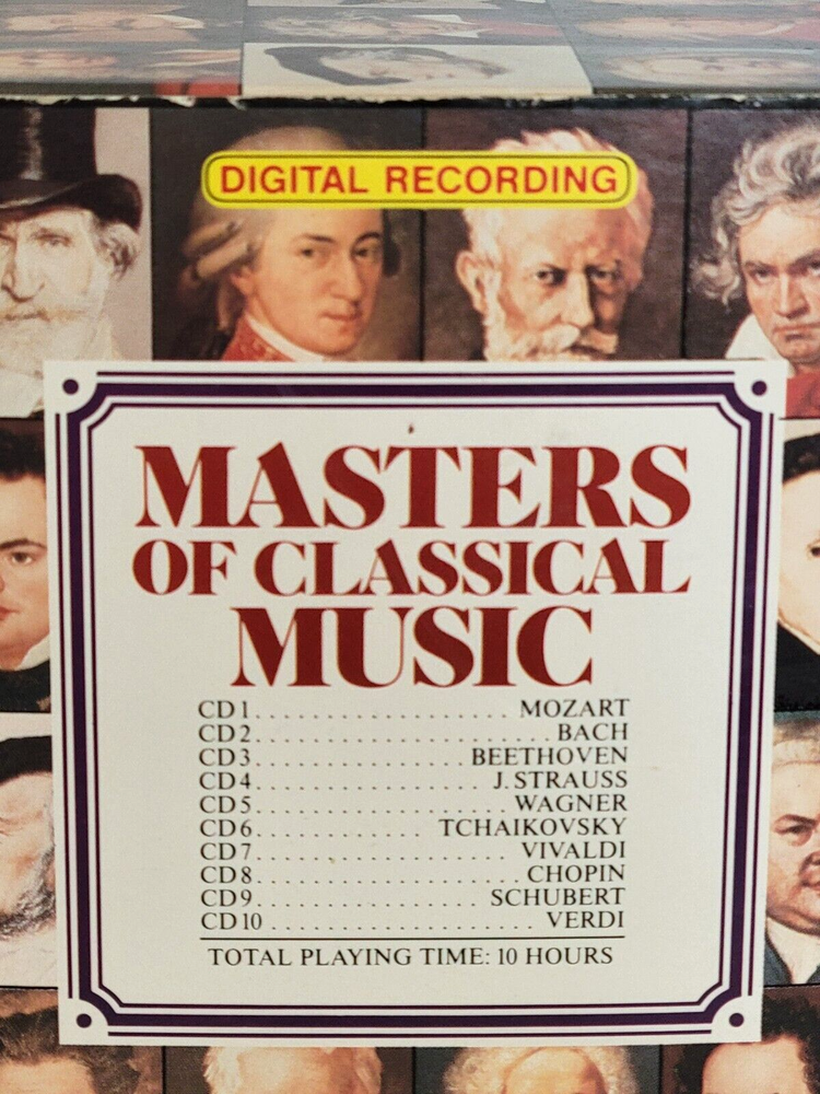 Masters of Classical Music 10 CD set 1989 Delta Music