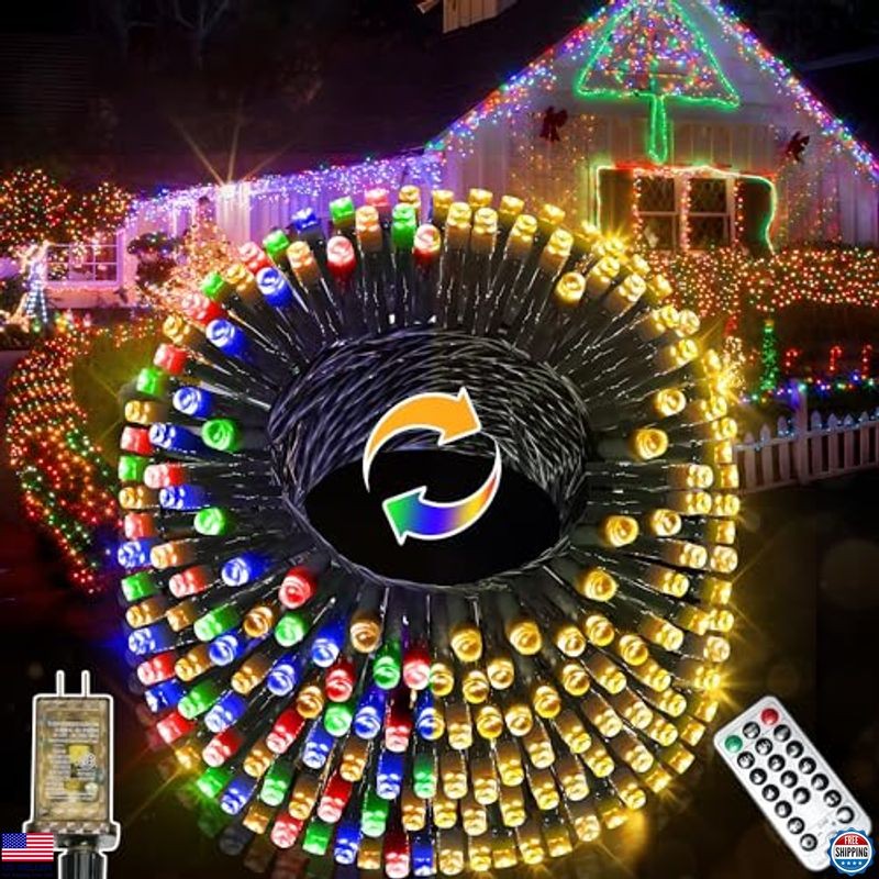 98FT 300 LED Fairy String Lights with 11 Modes Waterproof for Indoor Outdoor Decor