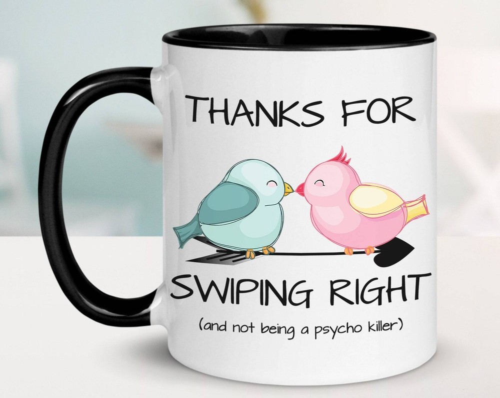 Swiped Right Gift Thanks For Swiping Right Swiped Right Mug Online Dating