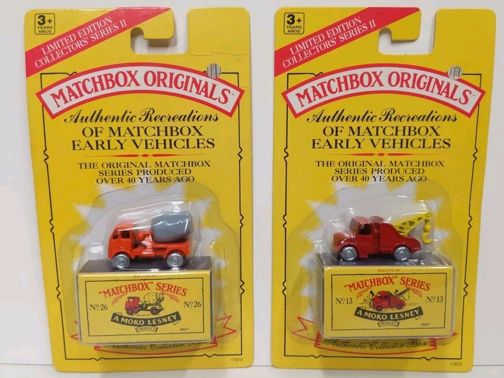Matchbox Originals Authentic Recreations Series III. Set of 2: #13 and #26 11970